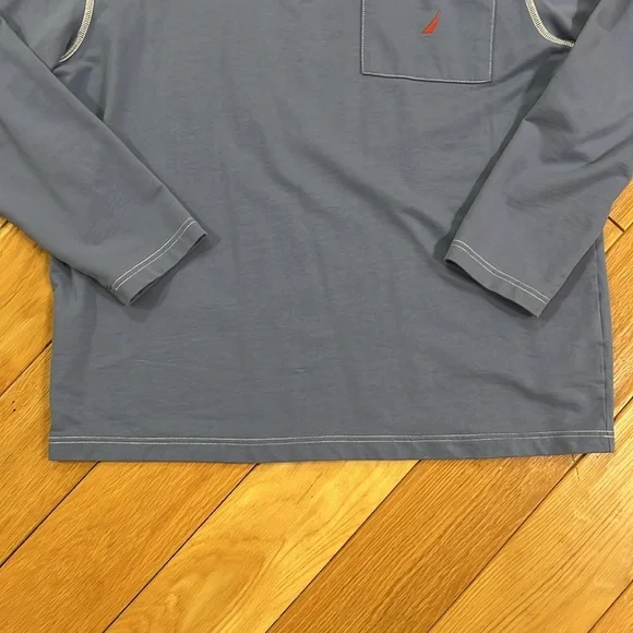 Nautica Men’s Blue Quarter-Zip Pullover Size XL - Picture 8 of 16